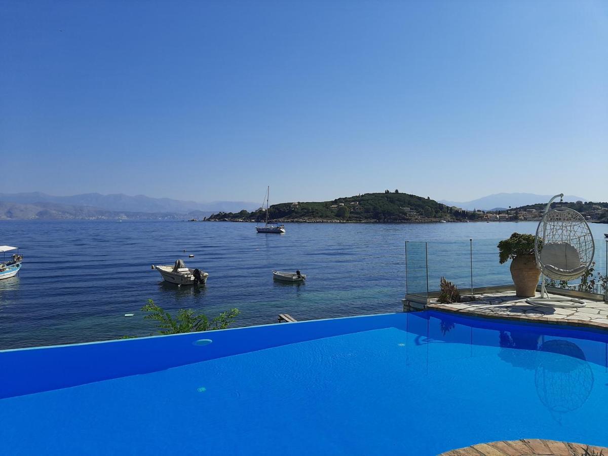 Imerolia Beach Villa Kassiopi Corfu Ngoại thất bức ảnh